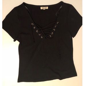 Women’s Crop Top Lace Up
